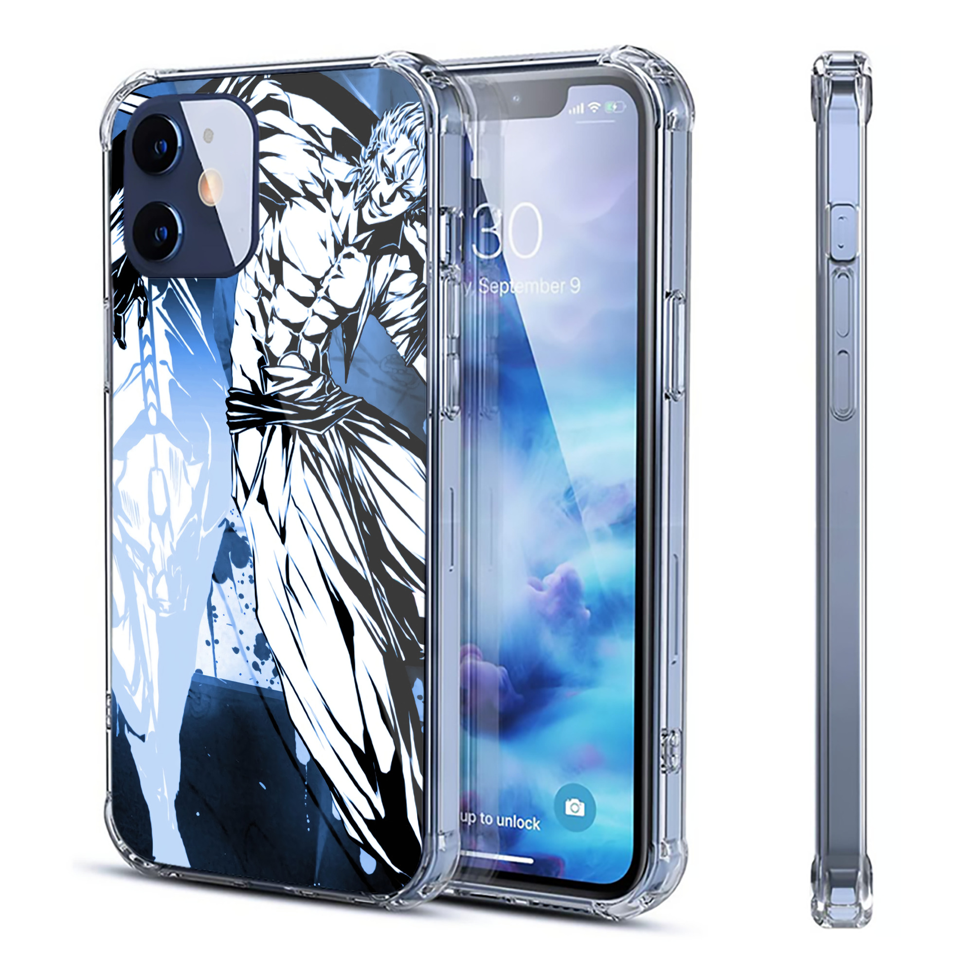 （画像用） ブリーチ BLEACH 【iPhone 12シリーズ対応】透明スマホケース（クリアソフトケース）